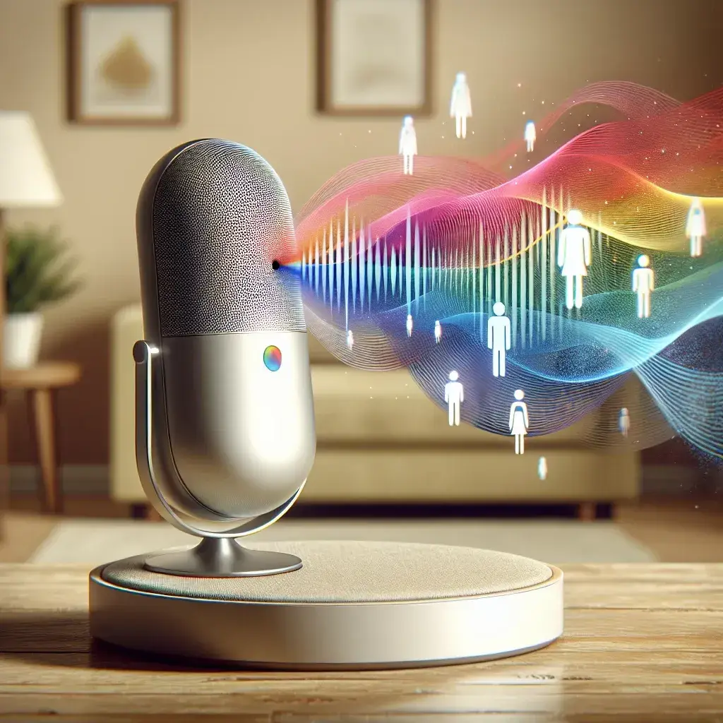 "Alexa Amazon mencoba fitur baru yang memungkinkan pengguna memilih suara selebriti, dengan tampilan antarmuka pengguna yang menarik dan interaktif."